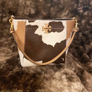 Tory Burch animal hide purse